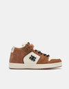 IPATH Grasshopper Skate Shoes - Brown Suede & Cream