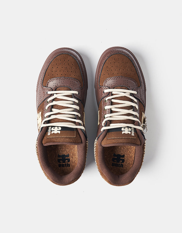 IPATH Reed Low Skate Shoes - Brown & Cream