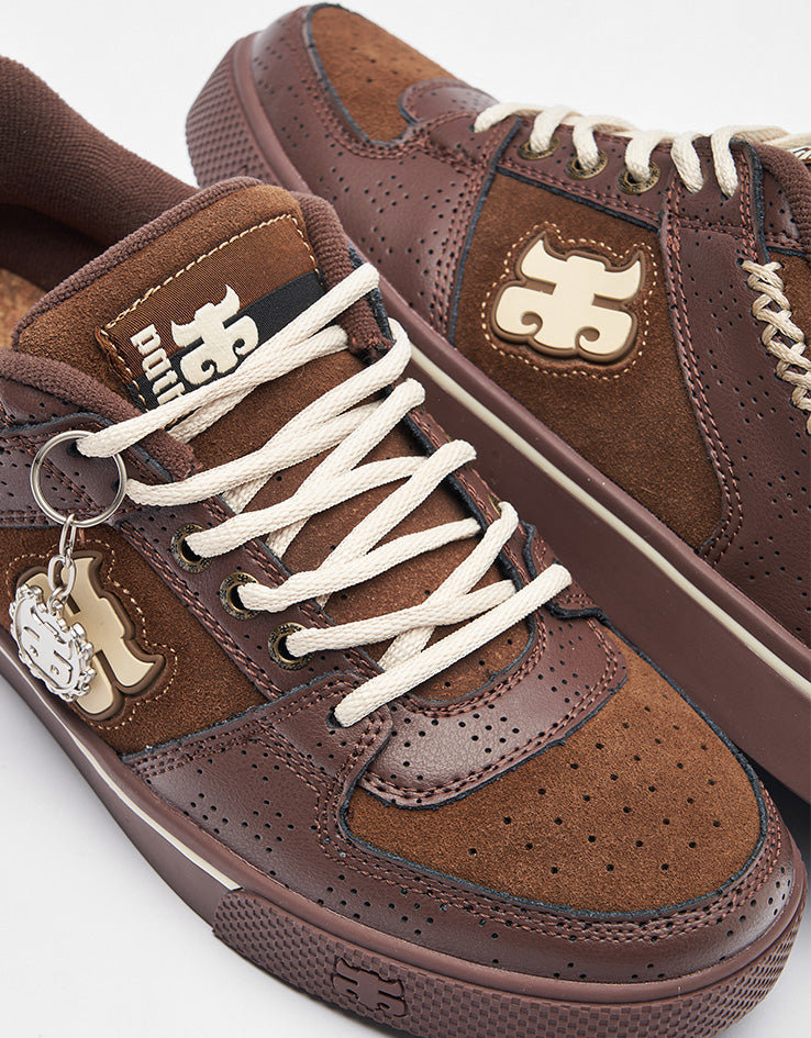 IPATH Reed Low Skate Shoes - Brown & Cream