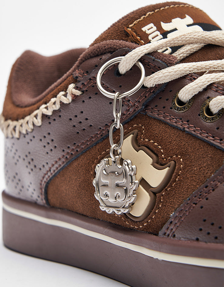 IPATH Reed Low Skate Shoes - Brown & Cream