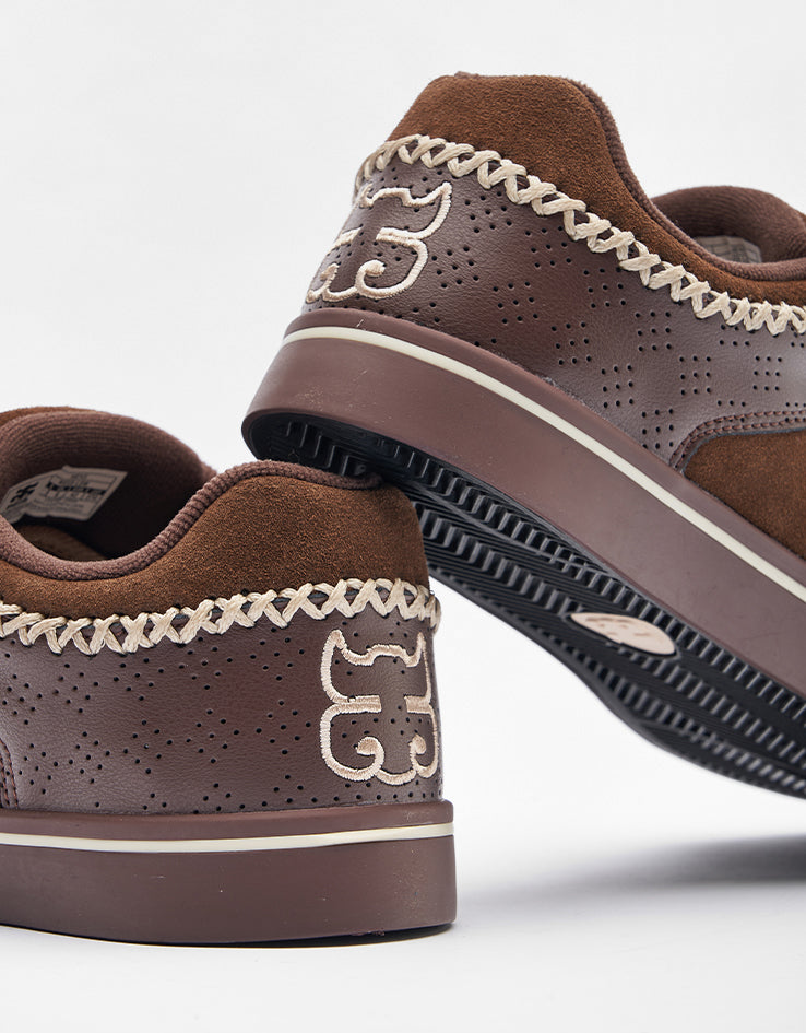 IPATH Reed Low Skate Shoes - Brown & Cream