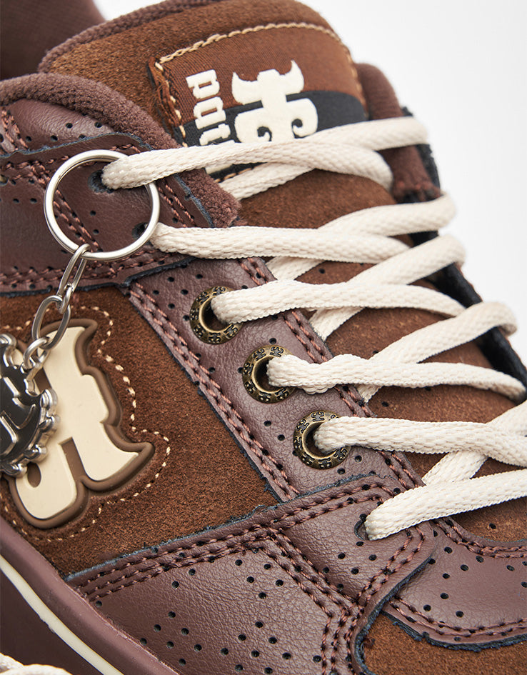 IPATH Reed Low Skate Shoes - Brown & Cream