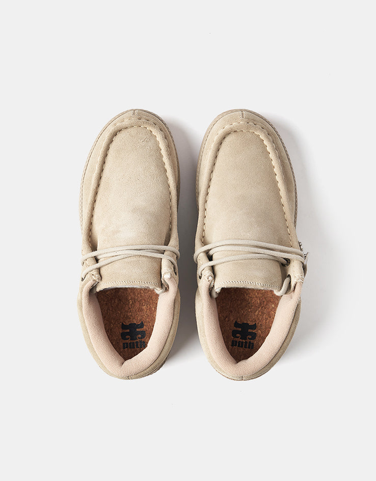 IPATH Cats Mid Skate Shoes - Tan Suede