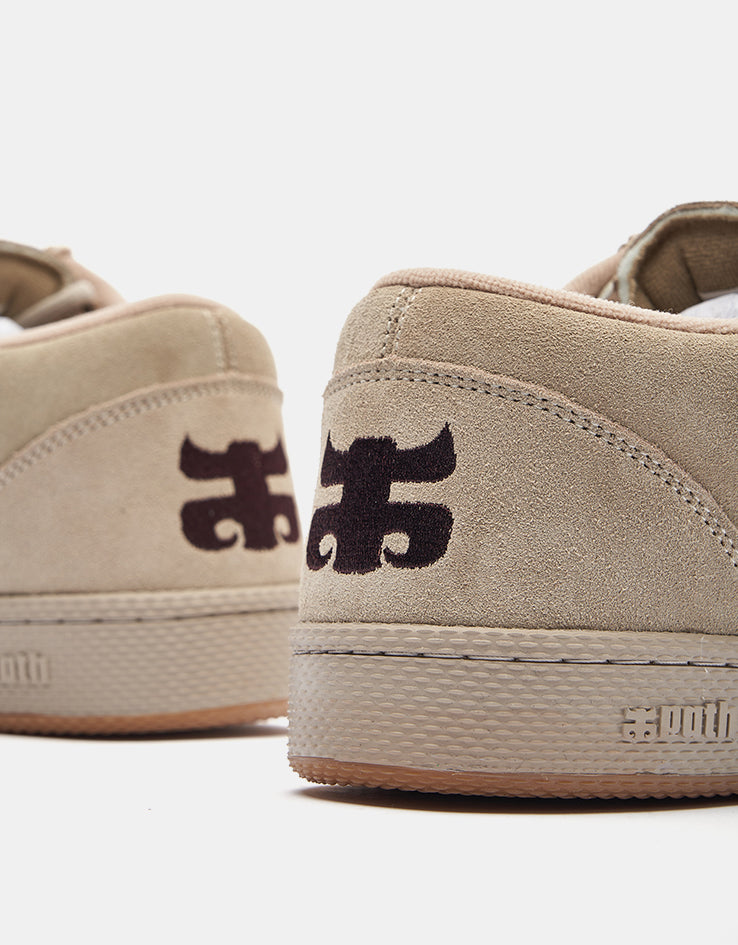 IPATH Cats Mid Skate Shoes - Tan Suede