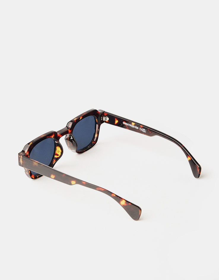Route One Elio Sunglasses - Tortoise/Blue Lens