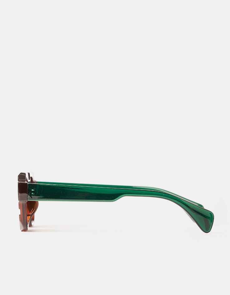 Route One Elio Sunglasses - Tortoise/Brown Lens