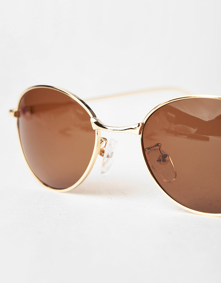 Route One Cyrus Sunglasses - Gold/Gold Lens