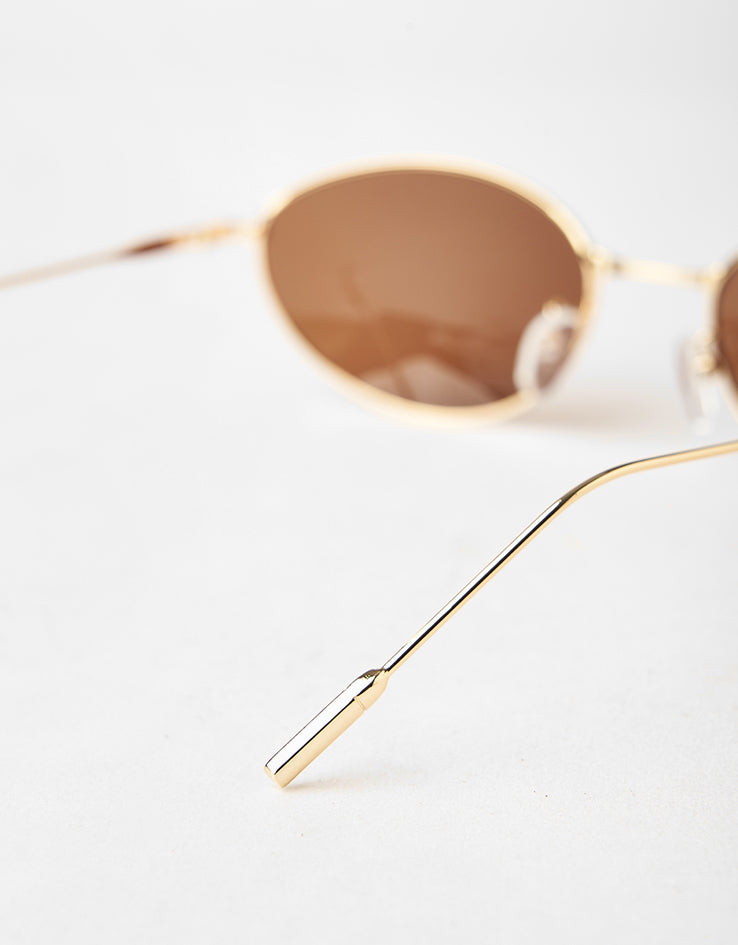 Route One Cyrus Sunglasses - Gold/Gold Lens