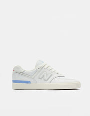 New Balance Numeric 574 Skate Shoes - White/Blue