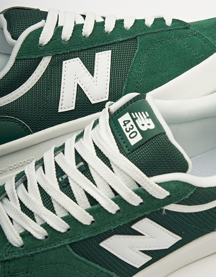 New Balance Numeric 430 Skate Shoes - Nightwatch Green/White