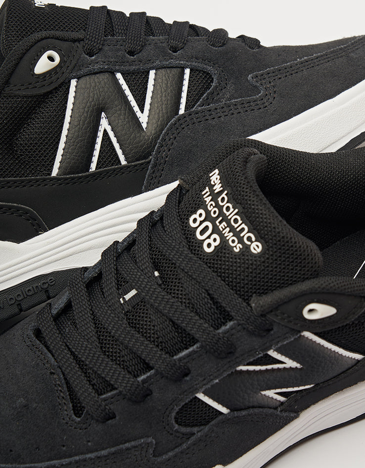 New Balance Numeric 808L Skate Shoes - Black/White