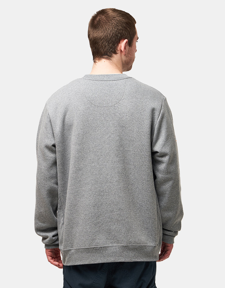 Patagonia Fitz Roy Icon Uprisal Crew Sweatshirt - Gravel Heather