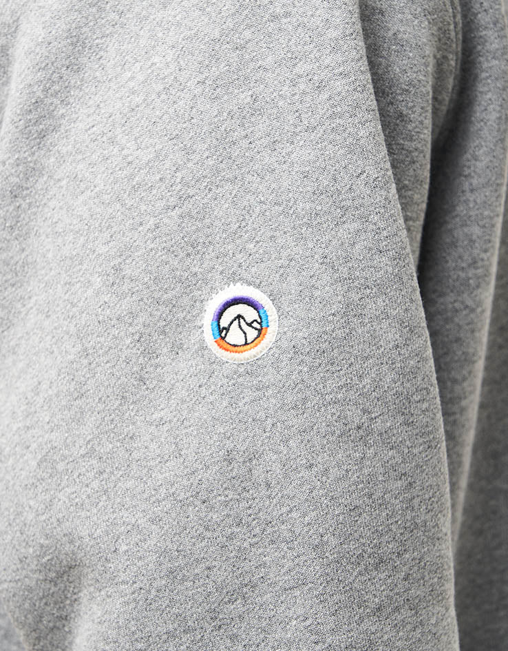 Patagonia Fitz Roy Icon Uprisal Crew Sweatshirt - Gravel Heather