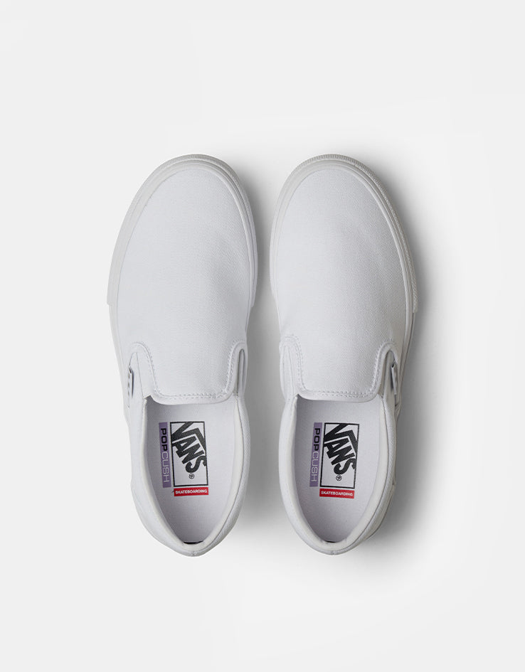 Vans Skate Slip-On Shoes - True White