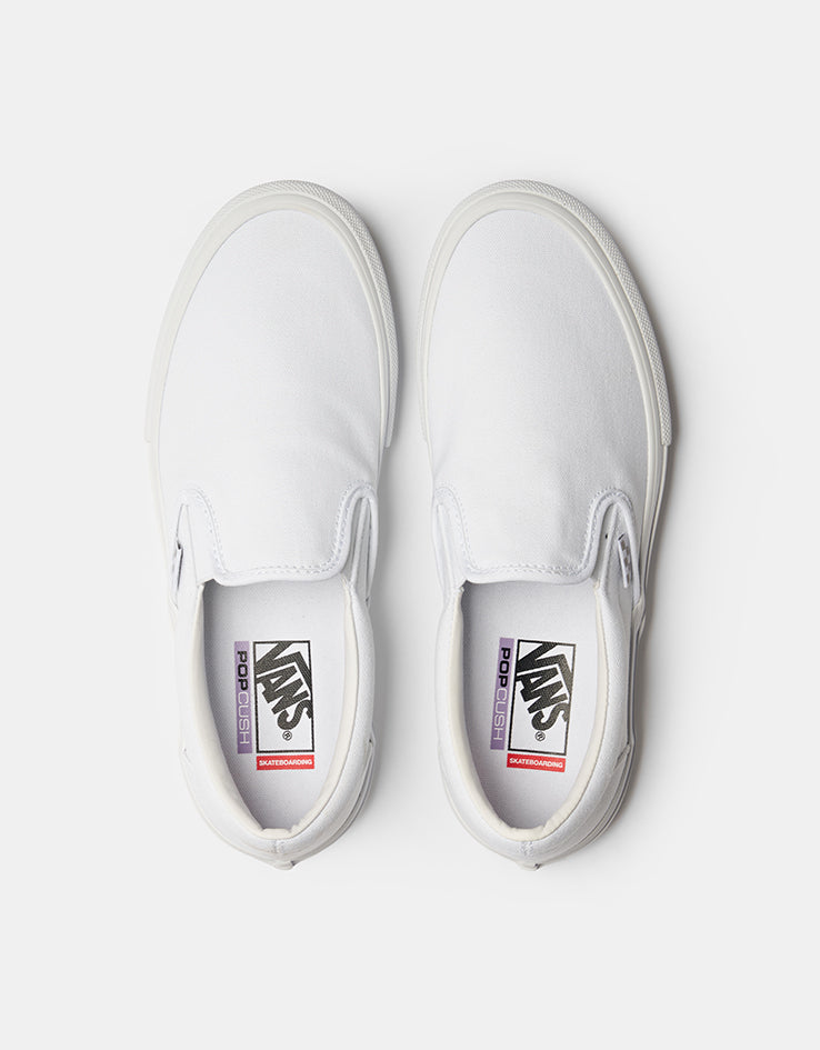 Vans Skate Slip-On Shoes - True White