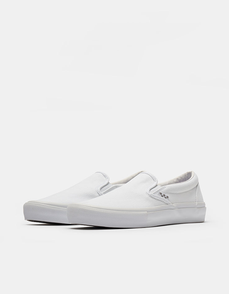 Vans Skate Slip-On Shoes - True White