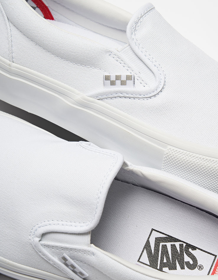 Vans Skate Slip-On Shoes - True White