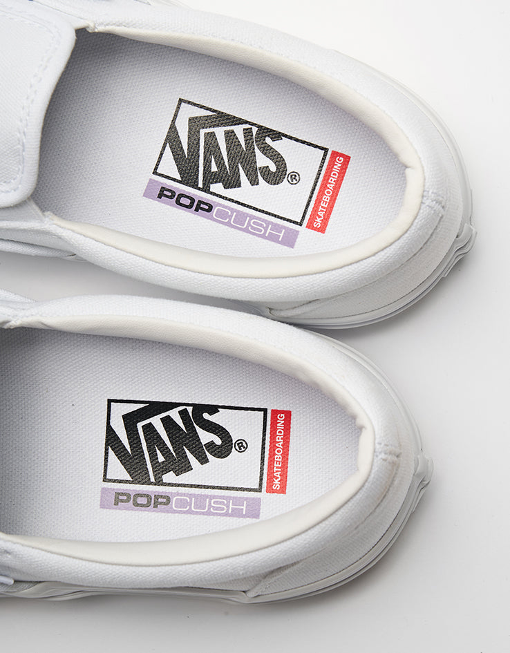 Vans Skate Slip-On Shoes - True White