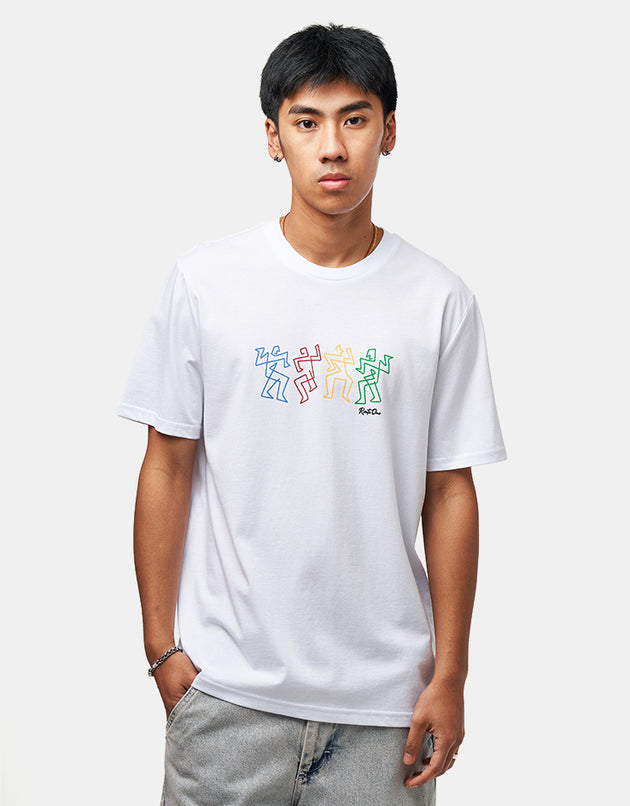 Route One Groovin' Organic T-Shirt - White