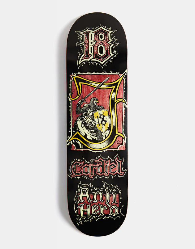 Anti Hero Cardiel Medieval Skateboard Deck - 8.62"