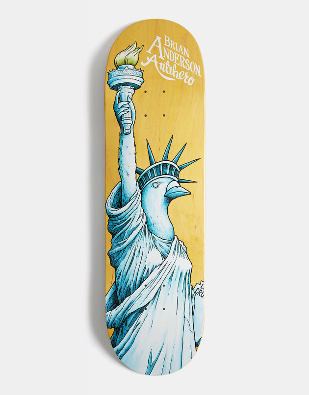 Anti Hero B.A. Libirtdy Skateboard Deck - 9"