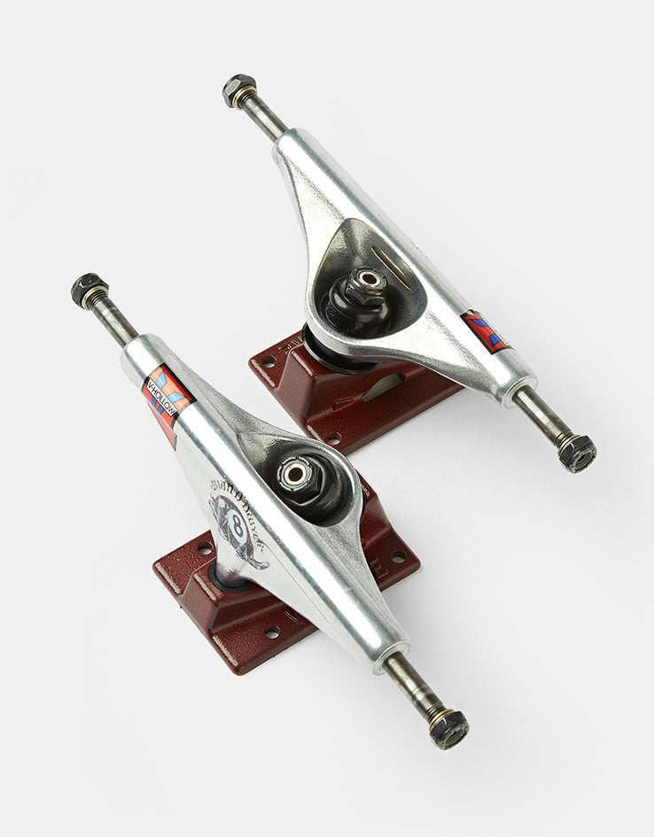 Venture O'Dwyer Pro V-Hollow Skateboard Trucks - Polished/Red (Pair)