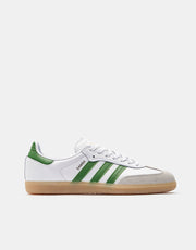 adidas Samba ADV Skate Shoes - Cloud White/Crew Green/Gum