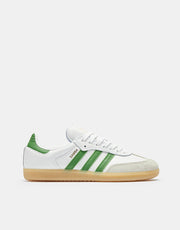 adidas Samba ADV Skate Shoes - Cloud White/Crew Green/Gum