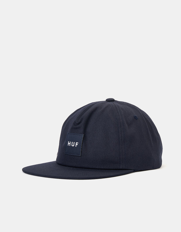 HUF Unstructured Box Snapback Cap - Navy