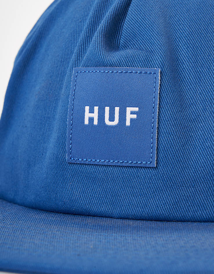 HUF Unstructured Box Snapback Cap - Cobalt