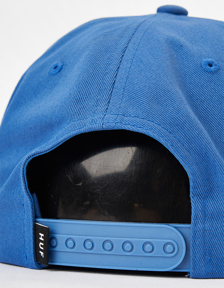 HUF Unstructured Box Snapback Cap - Cobalt