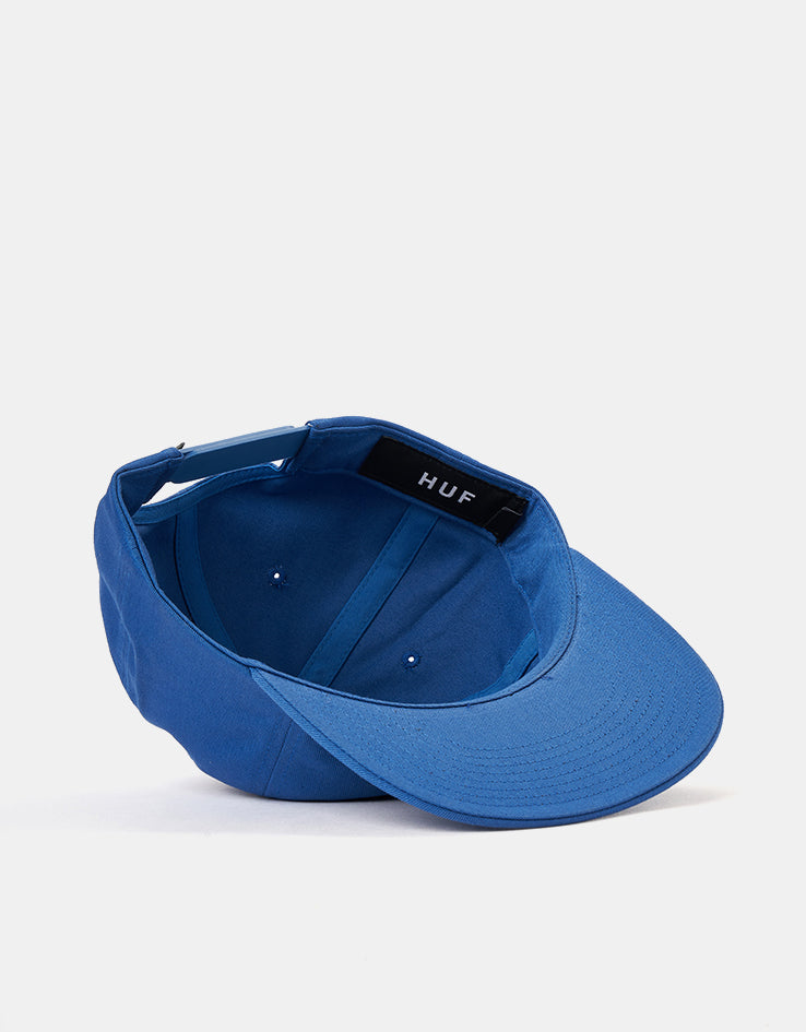 HUF Unstructured Box Snapback Cap - Cobalt