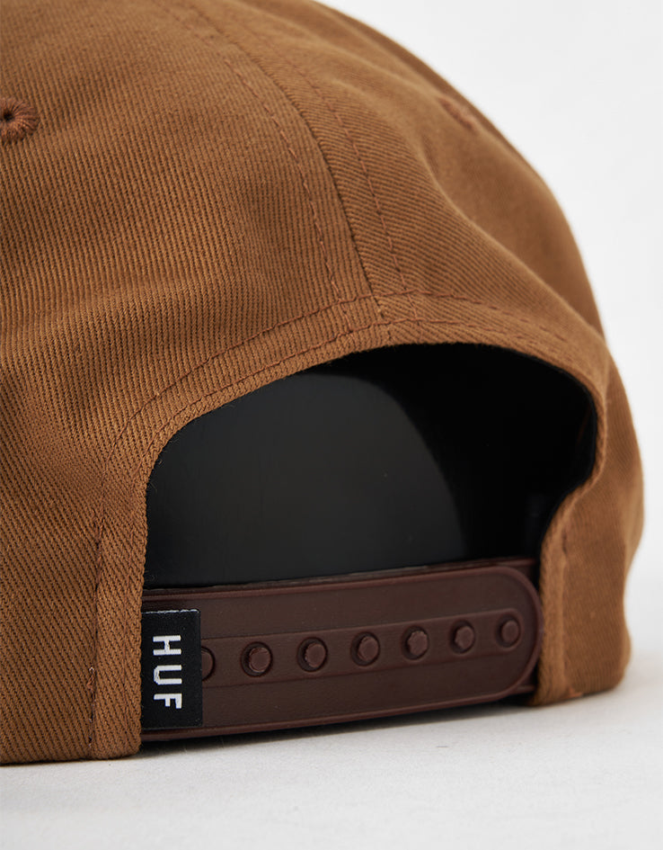 HUF Triple Triangle Snapback Cap - Russet