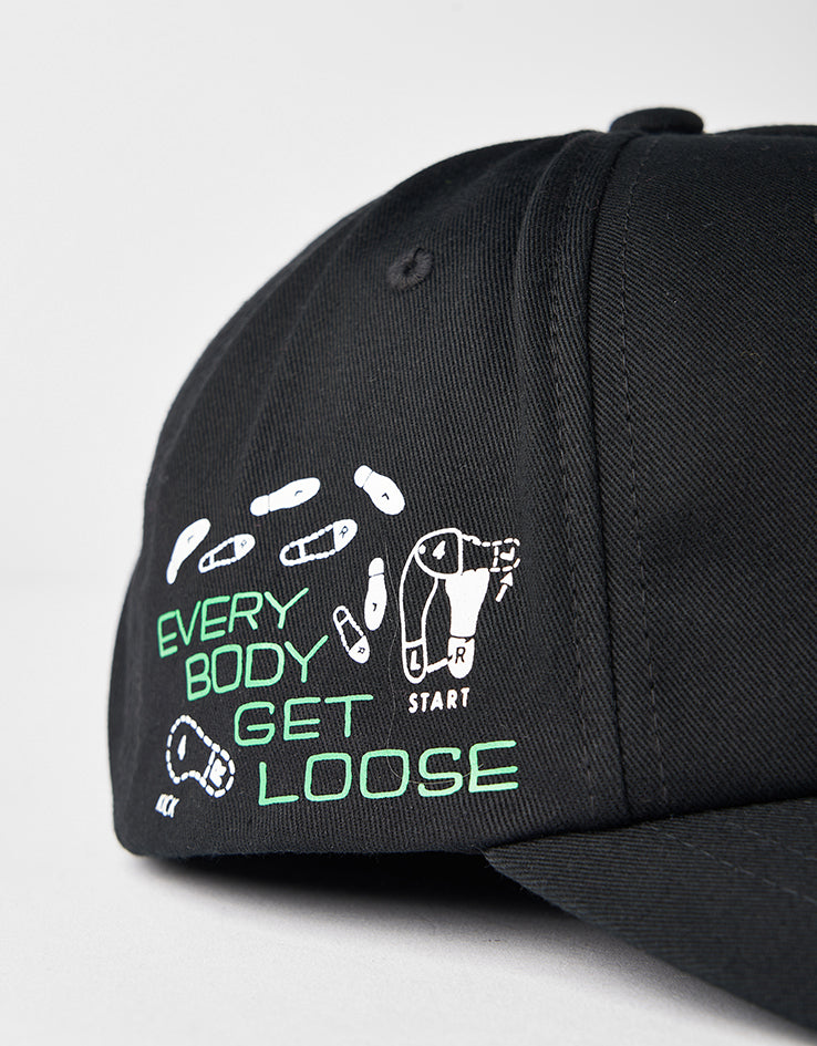 HUF Everybody Get Loose Snapback Cap - Black