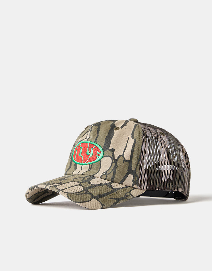 HUF Warped Camo Trucker Hat - Muted Camo