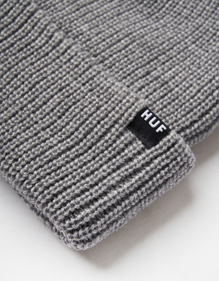 HUF Usual Cuff Beanie - Heather Grey