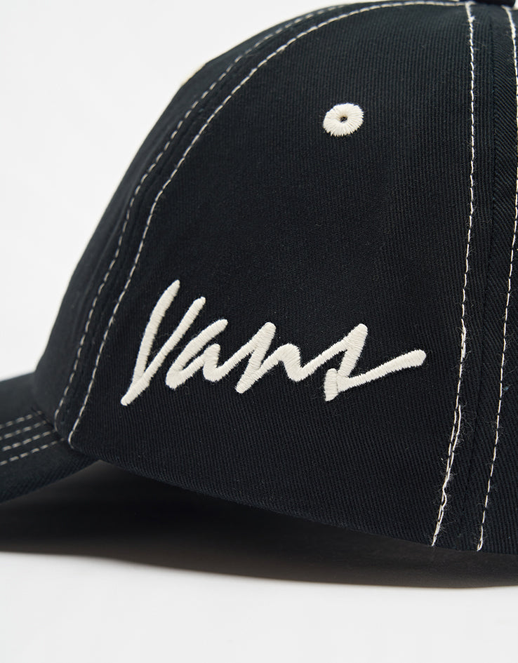 Vans Classic Script Curved Bill Jockey Cap - Black