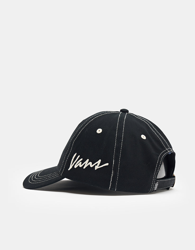 Vans Classic Script Curved Bill Jockey Cap - Black