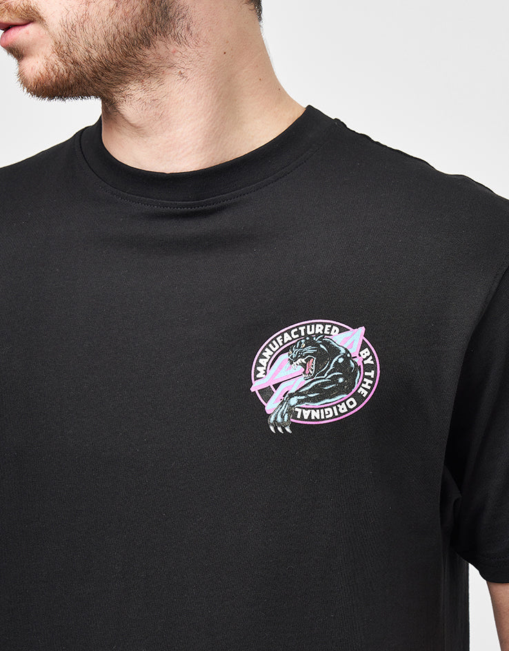 Santa Cruz Natas Sketch Panther T-Shirt - Black