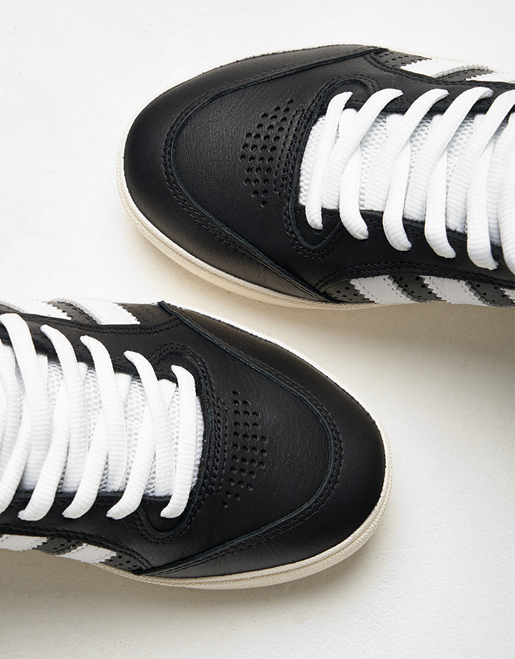 adidas Tyshawn Low Skate Shoes - Core Black/White/Chalk White