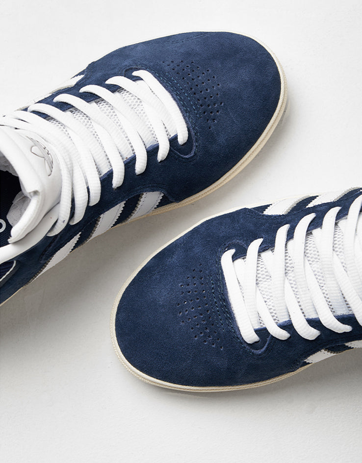 adidas Tyshawn Skate Shoes - Collegiate Navy/White/Chalk White
