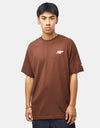New Balance Numeric Small Logo T-Shirt - Brown