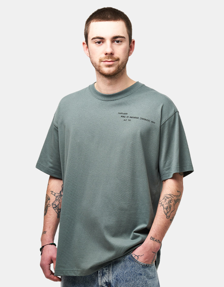 Carhartt WIP S/S Punched T-Shirt - Velvet Green