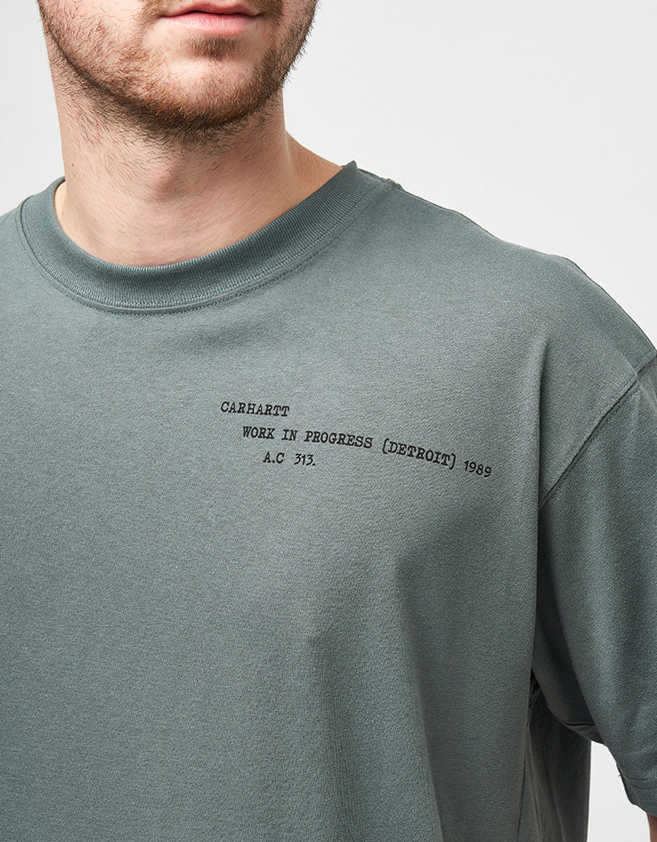 Carhartt WIP S/S Punched T-Shirt - Velvet Green