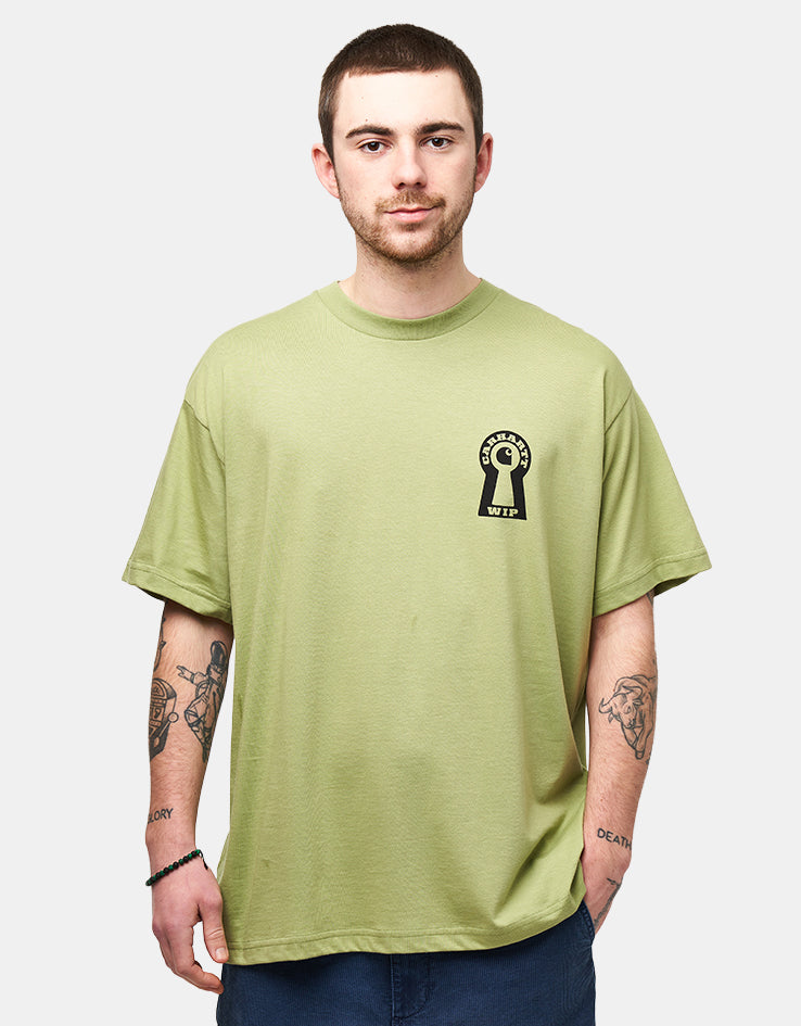 Carhartt WIP S/S Locked T-Shirt - Gentle Green