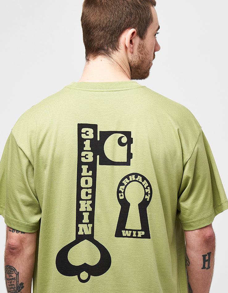 Carhartt WIP S/S Locked T-Shirt - Gentle Green