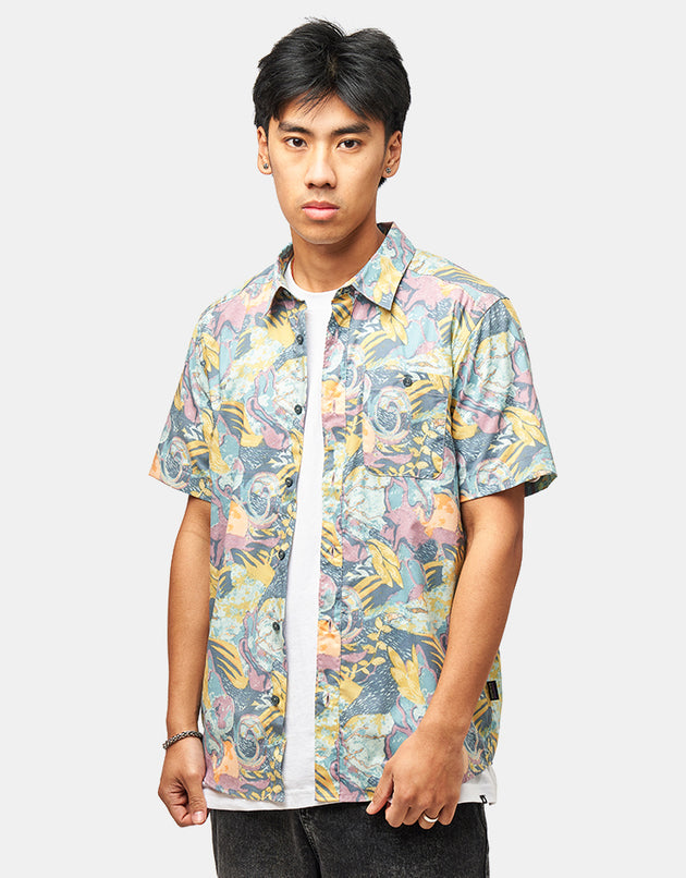 Patagonia Go To S/S Shirt - Moon Tripper: Blue Sage