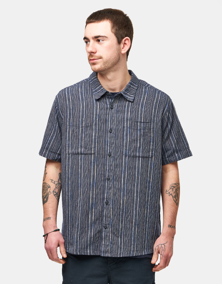 Patagonia Back Step S/S Shirt - Rapids: New Navy