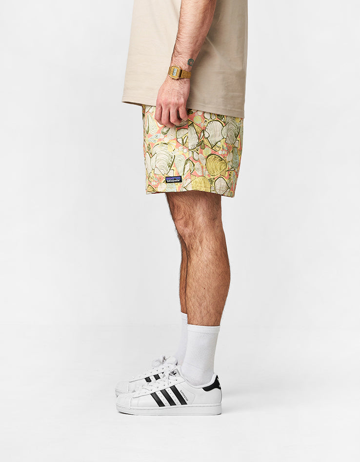 Patagonia Baggies 5" Shorts - Shelly Shelly: Mellow Melon