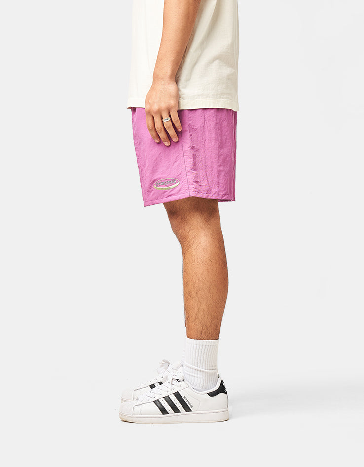 Patagonia Baggies 5" Shorts - '95 Oval Logo: Faded Magenta